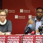 Roda de premsa Javier O'Farrill i Elena Bartolozzi, president i secretària del Sector Primària ICS de Metges de Catalunya / Metges de Catalunya