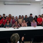 Roda de premsa de la plataforma d'interines, foto: Plataforma d'Interines