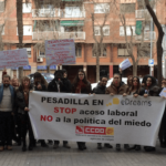 Concentració de treballadors d'Edreams a Barcelona contra la repressió sindical foto: CCOO agencies