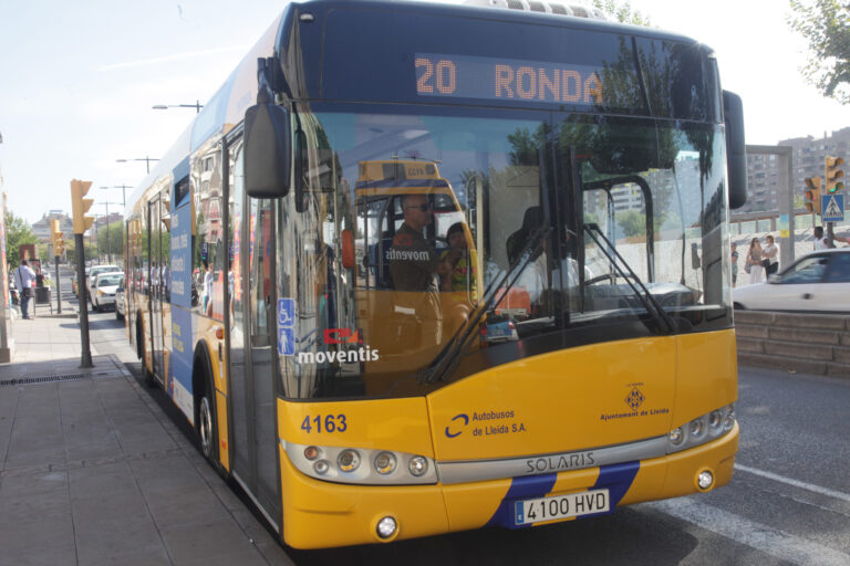 Moventis té la concessió del transport públic de Lleida foto: Paeria