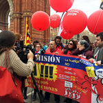 Protesta de treballadors d'IGT contra els acomiadaments foto CCOO