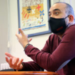 El secretari general de CCOO, durant l'entrevista concedida a Diari del Treball foto: Pol Rius