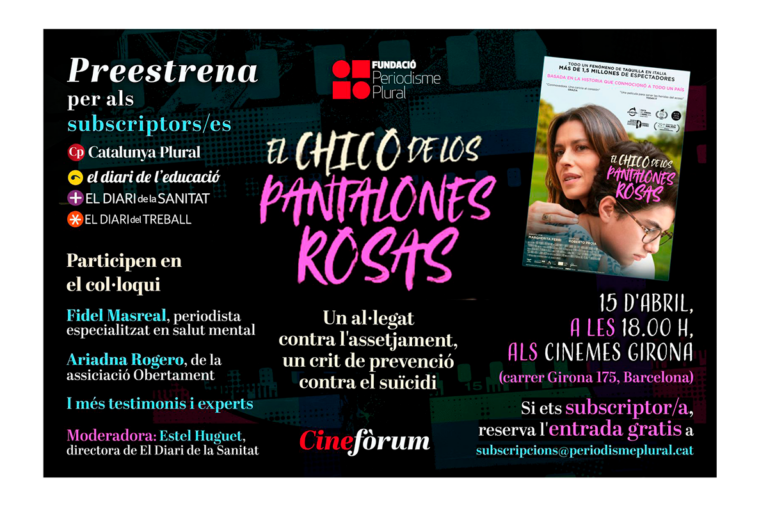 cine el chico de los pantalones rosas preestrena