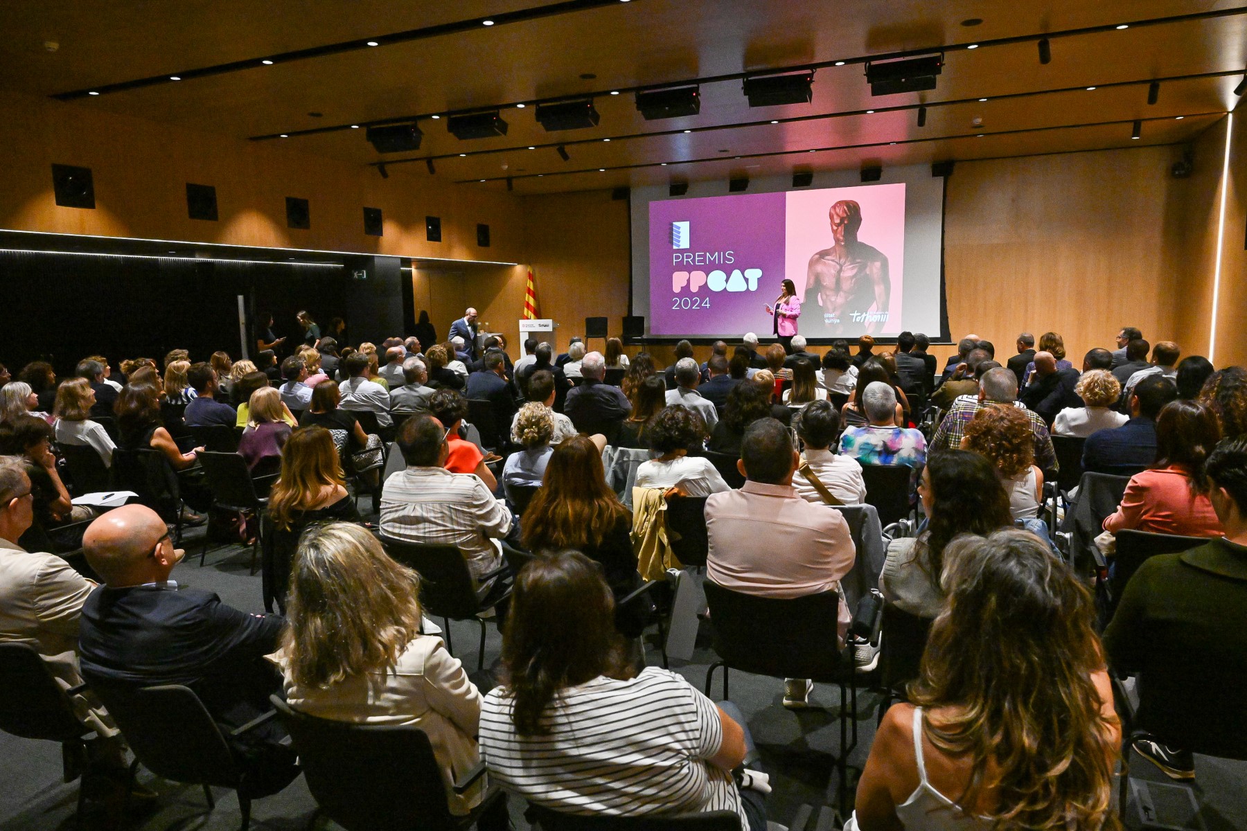 La sisena edició dels guardons va servir per reivindicar les aliances entre centres, empreses i entitats. | Foto: Generalitat de Catalunya.