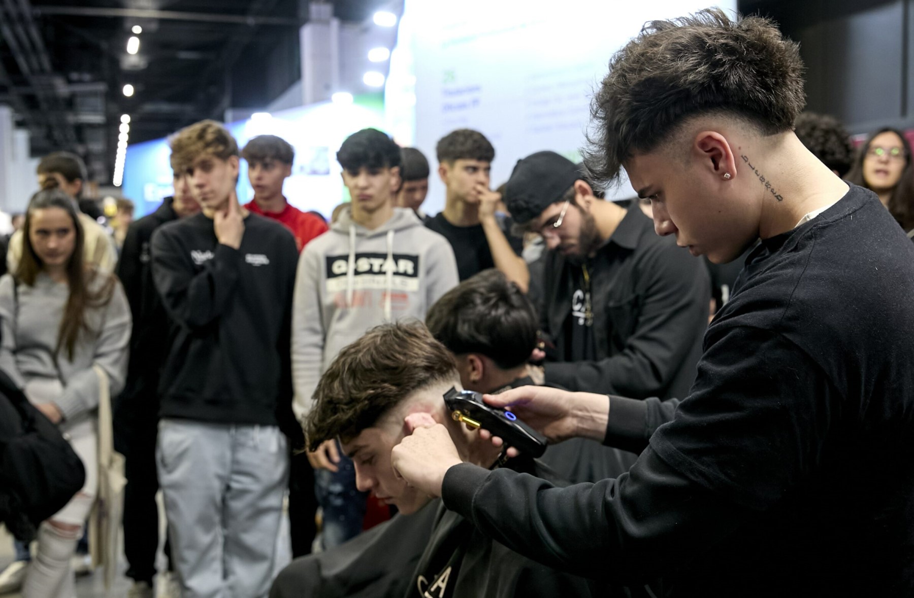 Demostració dels graus de la família d'Imatge personal al Saló de l'Ensenyament. | Foto: Fira Barcelona.